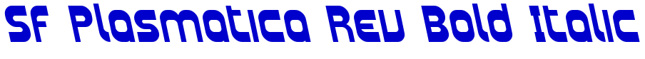 SF Plasmatica Rev Bold Italic fuente